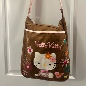 Hello Kitty Brown Messenger Bag